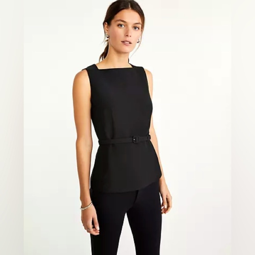 The Belted Shell in Doubleweave